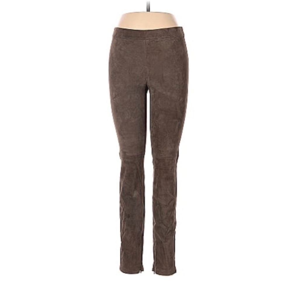 Women’s — Elie Tahari — Vegan Suede Legging — Brown — Size S — Like New